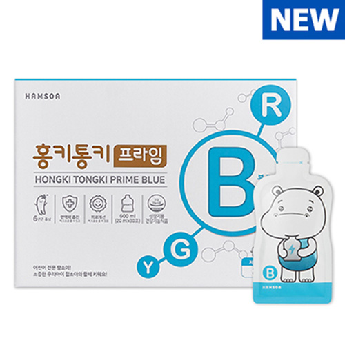 함소아 홍키통키 프라임 블루 20ml x 10포 x 3박스 - (8세~10세)