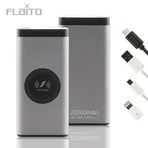 플라이토 유무선 PD충전 고속충전 보조배터리 20,000mAh