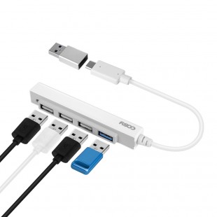 필라USB3.0+USB2.0콤보4포트허브(USB변환젠더 포함) UH2026C