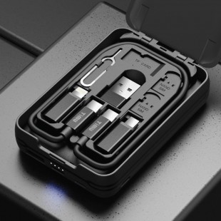 티뮤 멀티 충전 케이블 박스 7IN1 올인원키트 POWER BANK TA-P1