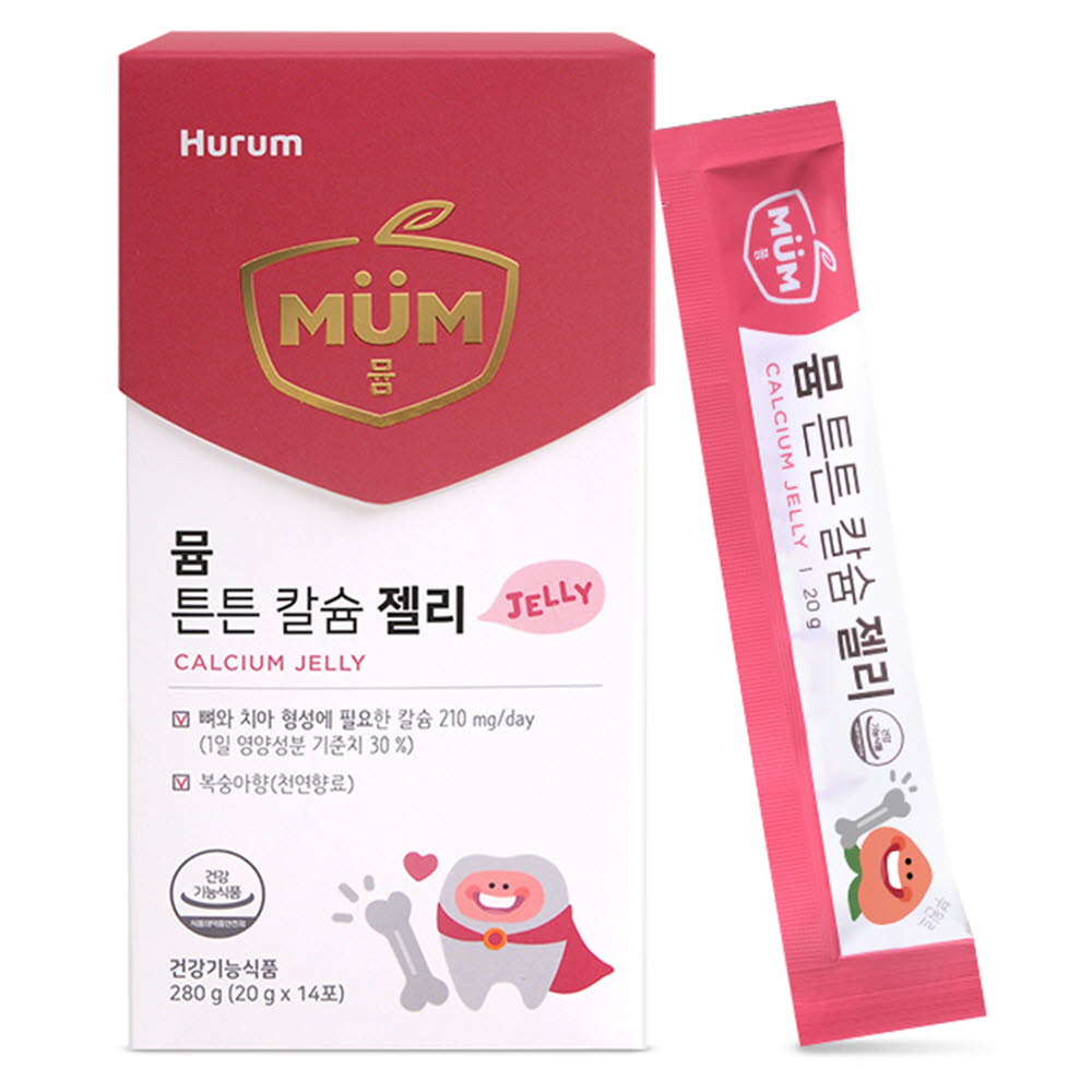 휴럼 뮴 튼튼 칼슘젤리 14포 20g x 14포